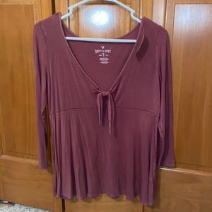 American Eagle 3/4 sleeve top